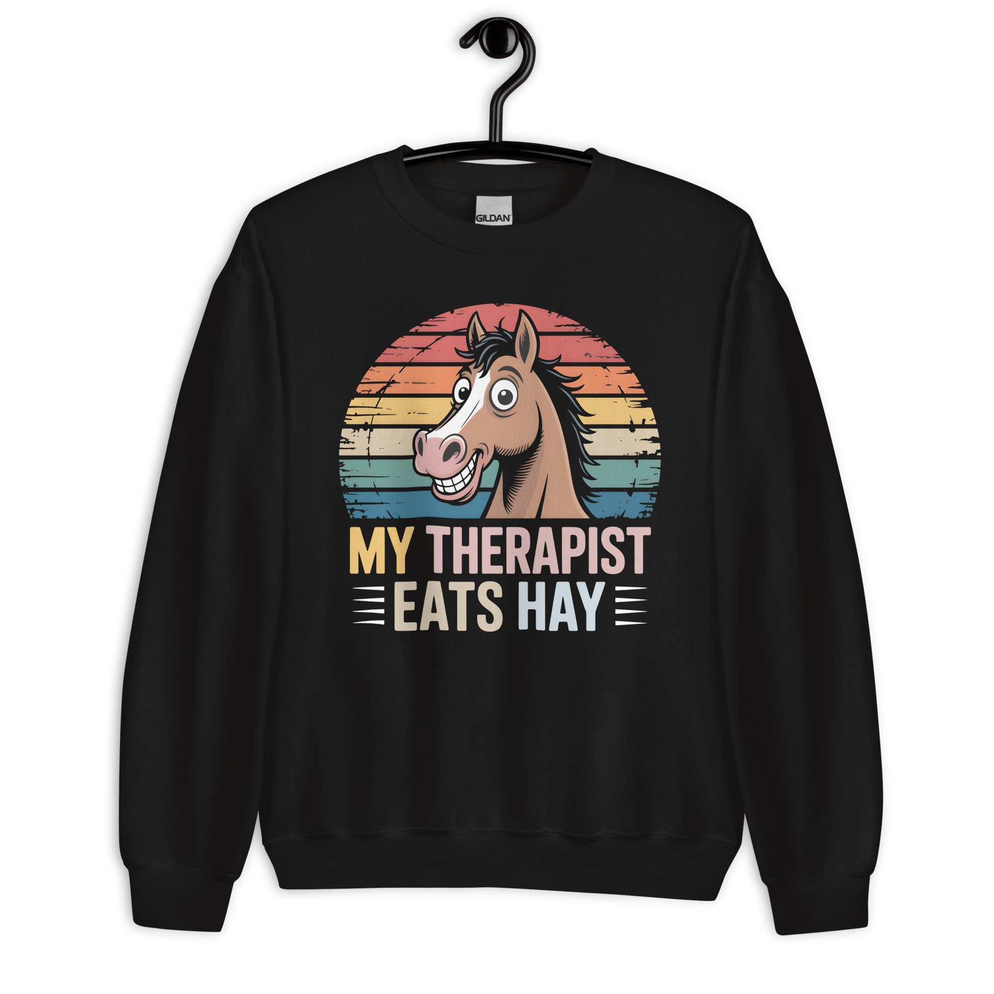 my therapist eats hay unisex cute horse lover sweatshirt my therapist eats hay unisex cute horse lover sweatshirt