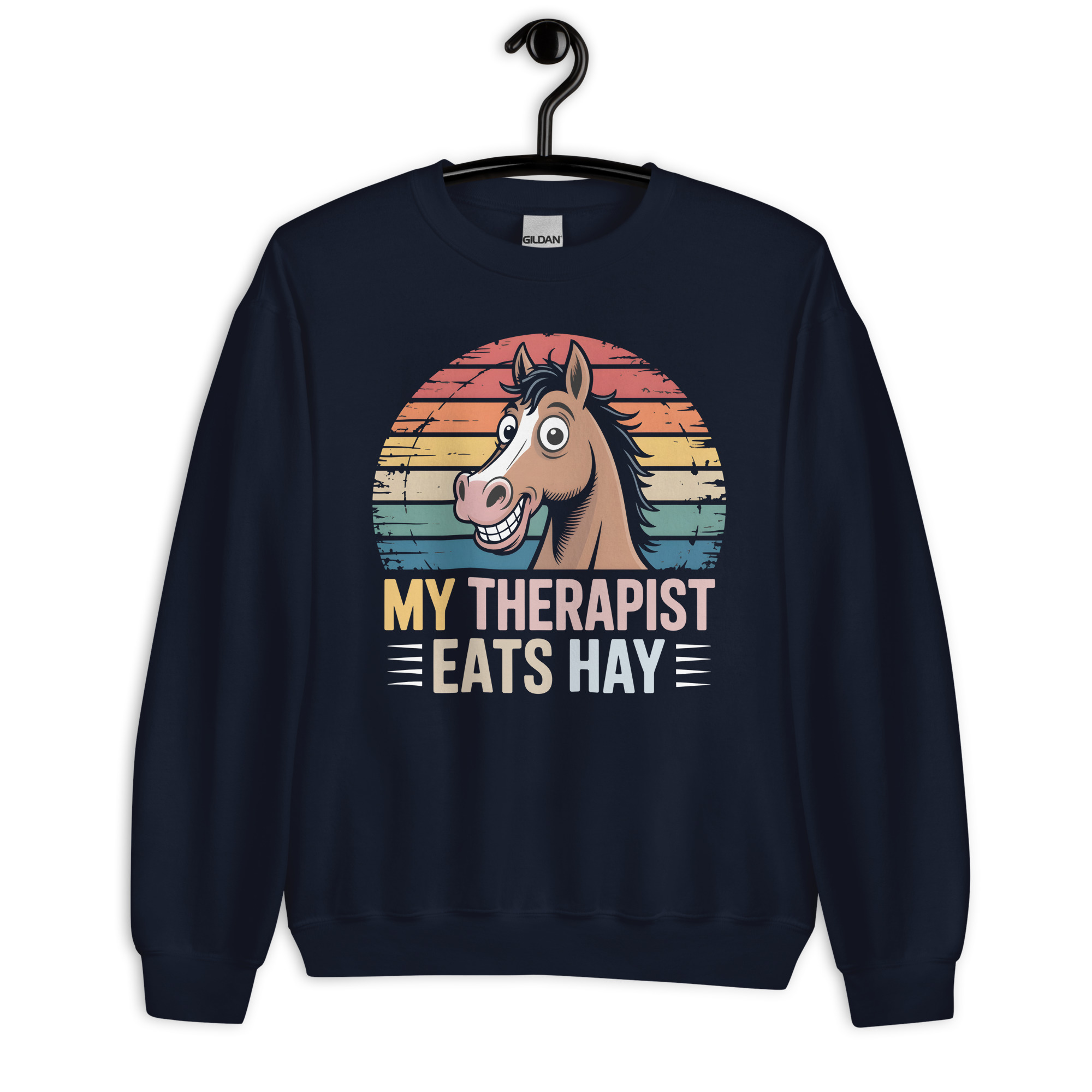 my therapist eats hay unisex cute horse lover sweatshirt my therapist eats hay unisex cute horse lover sweatshirt