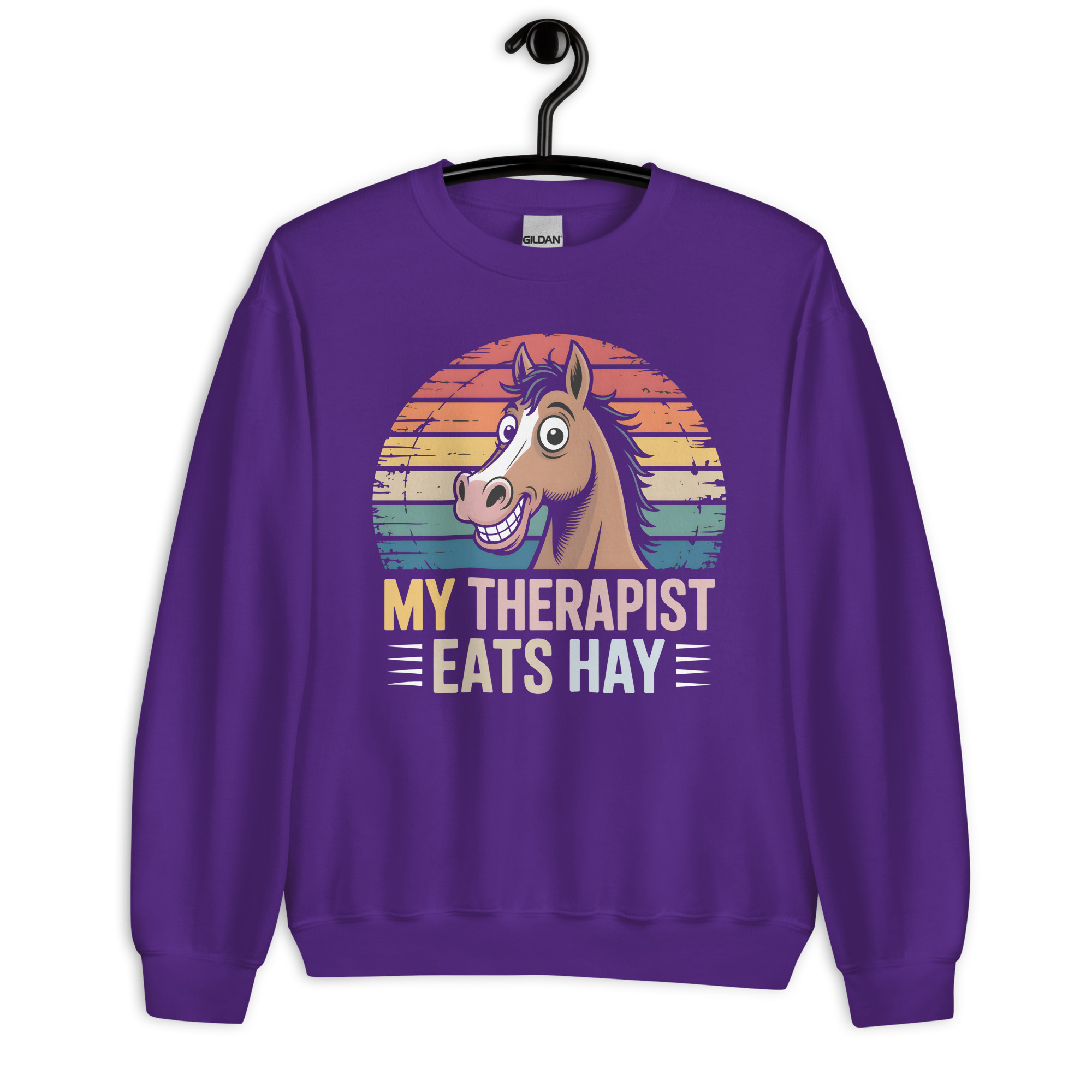 my therapist eats hay unisex cute horse lover sweatshirt my therapist eats hay unisex cute horse lover sweatshirt