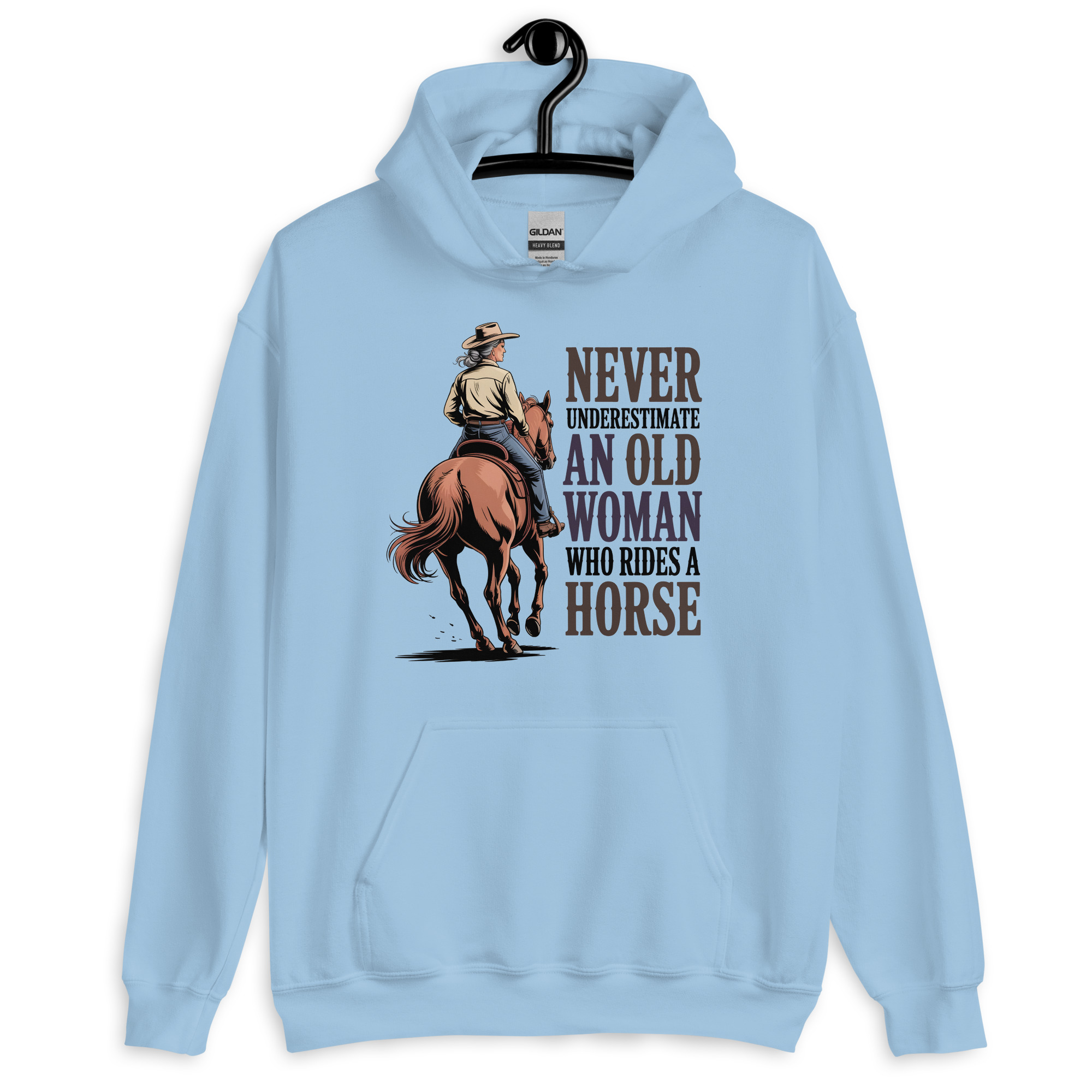 never underestimate an old woman who rides a horse unisex horse girl hoodie never underestimate an old woman who rides a horse unisex horse girl hoodie